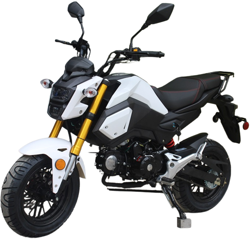 Boss Motor 125cc Vader 125 Special Edition, with Manual Transmission,  Electric Start! Dual Headlights! Big 12 Wheels