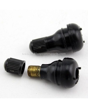 Motorcycle Black TR412 Tire valve Stems Short Moped Scooter