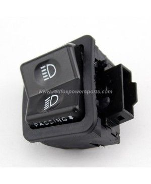 High Low Beam Switch Button Fits for GY6 150cc Moped Scooter Motorcycle