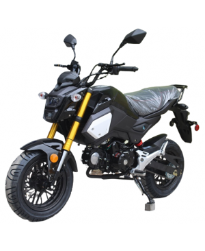 Boss Motor 125cc Vader 125 Special Edition, with Manual Transmission, Electric Start! Dual Headlights! Big 12" Wheels