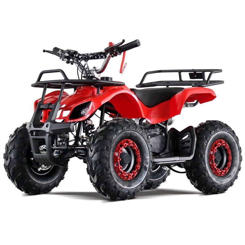 50cc Mini ATV Grizzly Clone High Power Two Stroke Engine with Big Size 14.5 Inch Real off road Tire Front and Rear Independent Suspension redfoxpowersports